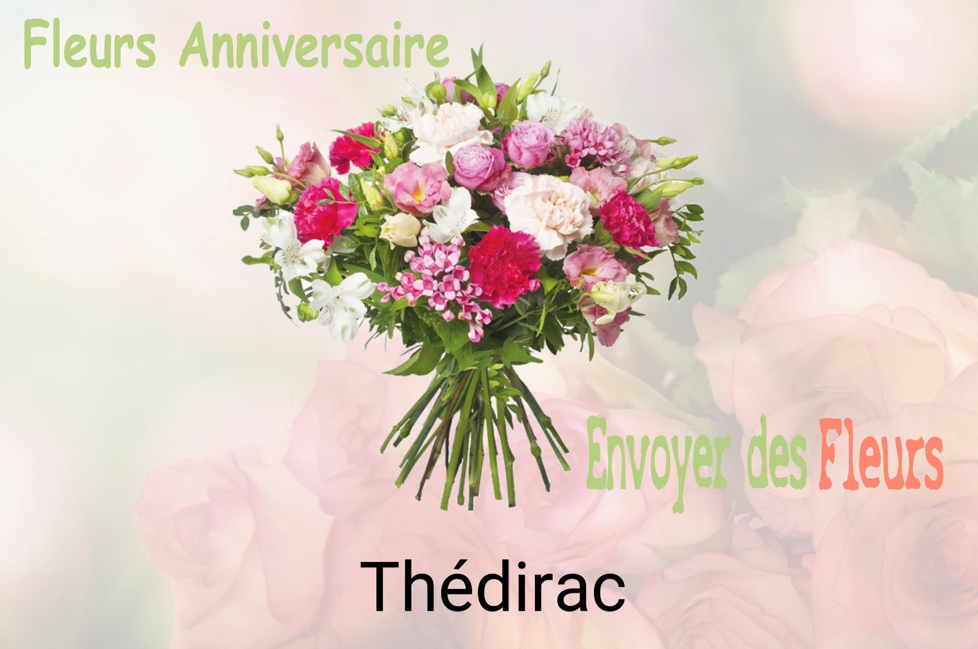 Bouquet de fleurs d’anniversaire livré à Thédirac