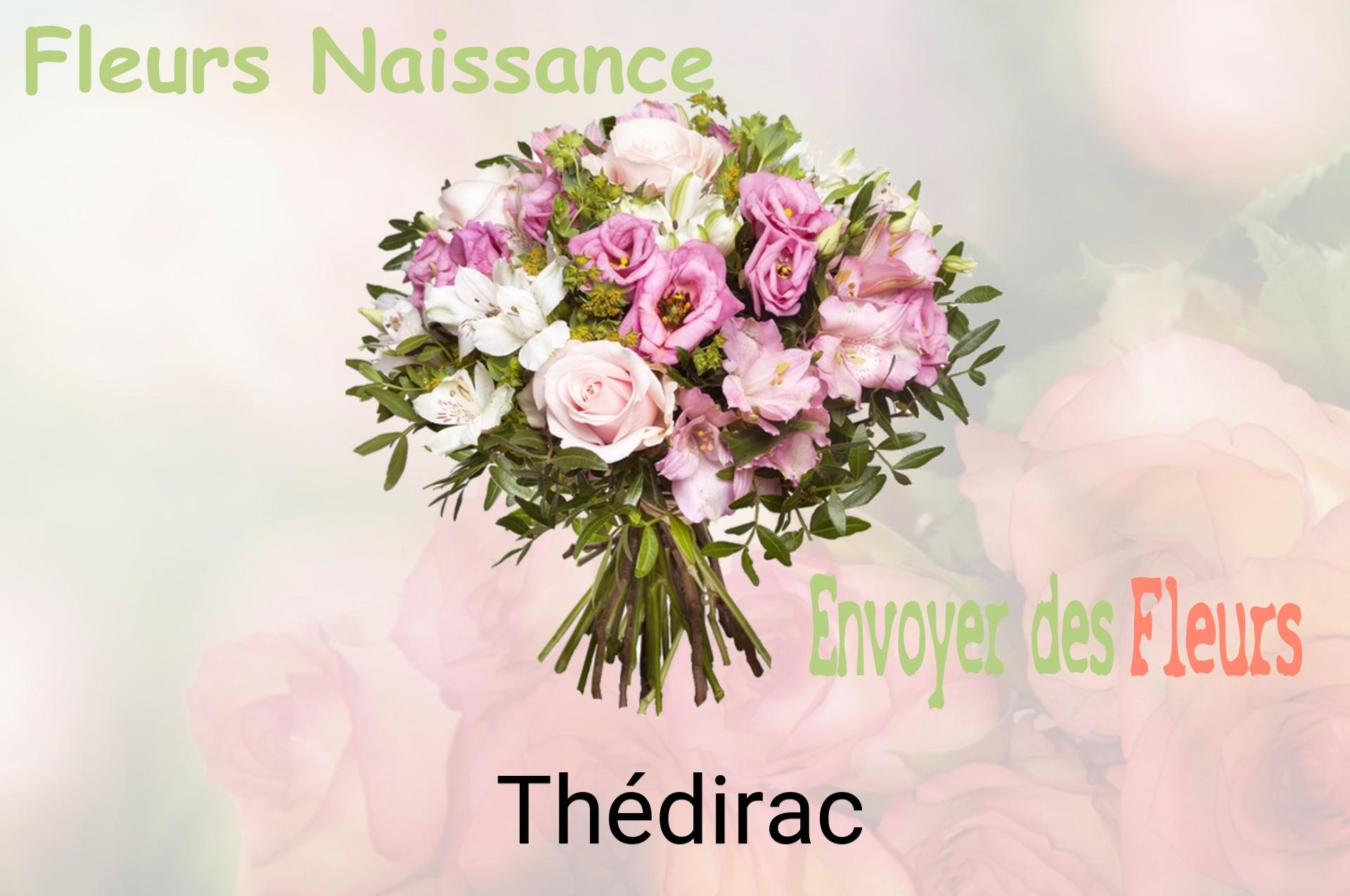 Bouquet de fleurs de naissance livré à Thédirac